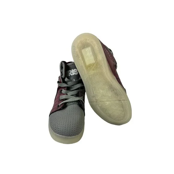 Osiris Burgundy & Grey Shoes - Picture 6 of 9